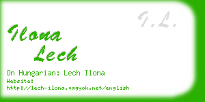 ilona lech business card